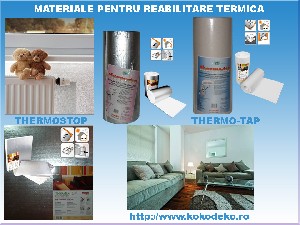 Produse de interior  pentru reabilitare termica  