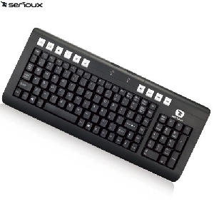 Tastatura Serioux Compact C3500 Multimedia USB Black