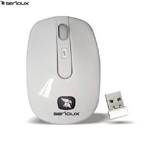 Mouse wireless Serioux Whitey 470 USB White