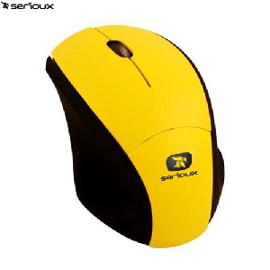 Mouse optic mini Serioux Pastel 3000 USB Yellow