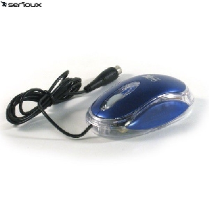 Mouse optic Serioux Neo 9000 USB+PS/2 Blue