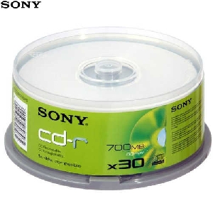 CD-R blank Sony 30CDQ80NSPD 30 buc