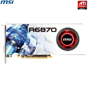 Placa video ATI HD6870 MSI R6870-2PM2D1GD5  PCI-E  1 GB  256bit