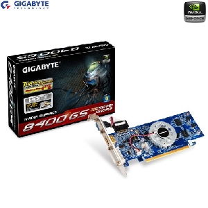 Placa video nVidia 8400GS Gigabyte N84STC-512I  PCI-E  TurboCache 512 MB  64bit