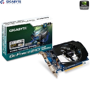 Placa video nVidia G210 Gigabyte N210D2-1GI  PCI-E 2  1 GB  128bit