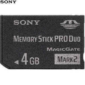 Memory Stick Pro Duo Card Sony MSMT4GN  4 GB