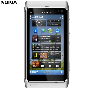 Telefon mobil Nokia N8 White-Silver