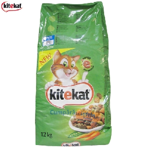 Hrana uscata pentru pisici Kitekat peste si legume 12 kg