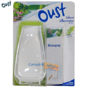 Aparat dezodorizant cu rezerva 10 ml Oust MicroSpray Odour Eliminator