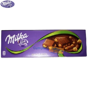 Ciocolata cu alune Milka 250 gr