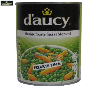 Mazare cu morcovi D`Aucy 800 gr