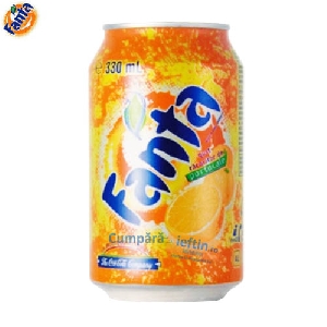 Fanta portocale doza 330 ml