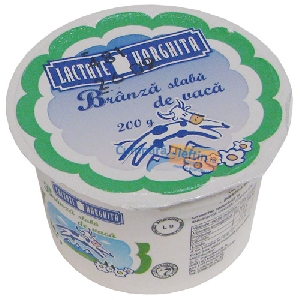 Branza slaba de vaca Lactate Harghita 200 gr