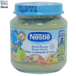 Nestle nou nascuti piure de multe fructe 130 gr