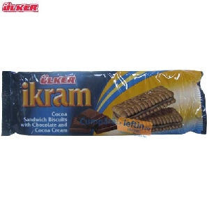 Biscuiti cu cacao cu crema de ciocolata Ulker Ikram 100 gr