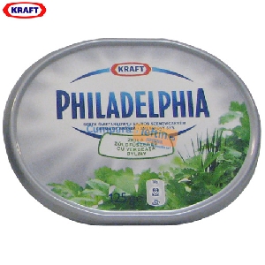 Crema de branza cu verdeata Kraft Philadelphia 125 gr