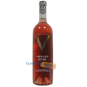 Vin sec Merlot Rose Transylvania 0.75 L