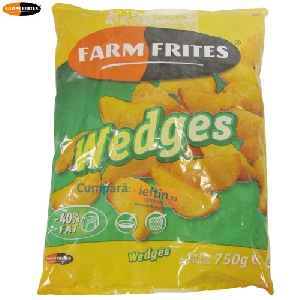 Cartofi Wedges Farm Frites 750 gr