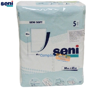 Cearceafuri absorbante 90 x 60 cm Seni Soft 5 buc