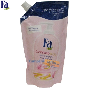 Rezerva de sapun lichid Fa Silk & Magnolia 500 ml