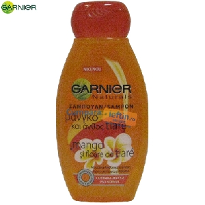 Sampon Garnier Naturals cu mango si floare de tiare 250 ml