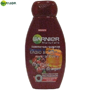 Sampon Garnier Naturals cu merisor si ulei de argan 250 ml