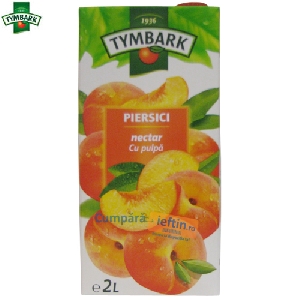 Suc natural nectar de piersici Tymbark 2 L