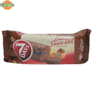 Rulada cu crema de cacao galzurata Chipita 7 Days 200 gr