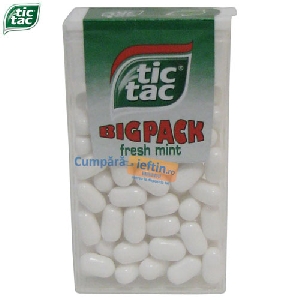 Drajeuri Tic Tac Menta Big Pack 49 gr