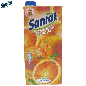 Suc de portocale rosii de Sicilia 25% Santal 2 L