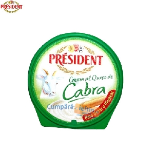 Crema de branza de capra President 125 gr