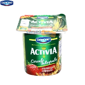 Iaurt Danone Activia cu musli si capsuni 125 gr