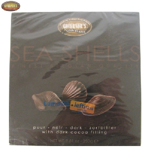 Praline de ciocolata Governor`s Dark Sea Shells 250 gr