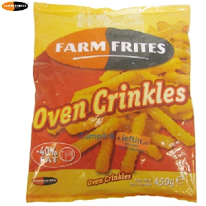 Cartofi Oven Crinkles Farm Frites 450 gr