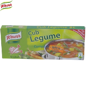 Adaos pentru mancare Knorr cub legume 12 buc x 9 gr