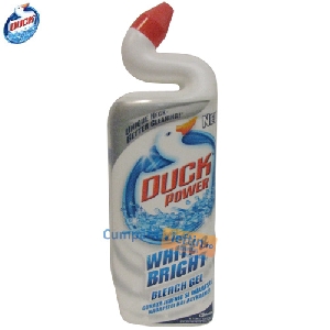 Solutie curatat WC Duck White Bright Bleach Gel 750 ml