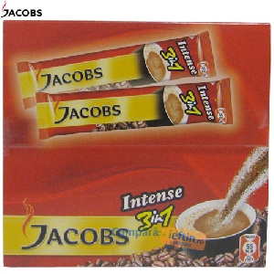 Cafea instant Jacobs 3in1 Intense 24 pliculete x 13.5 gr