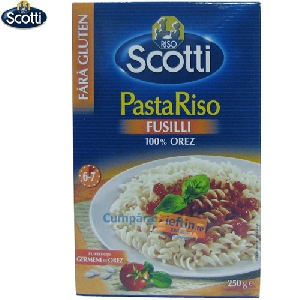 Fusilli din orez Riso Scotti 250 gr