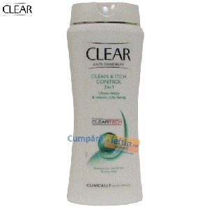 Sampon Clear 2in1 Clean Itch Control 200 ml