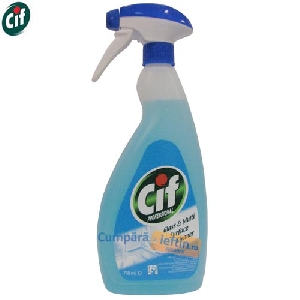 Solutie pentru geamuri Cif Professional pulverizator 750 ml