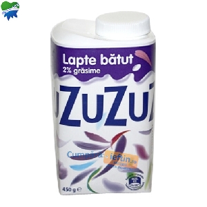 Lapte batut 2% grasime Albalact Zuzu 450 gr