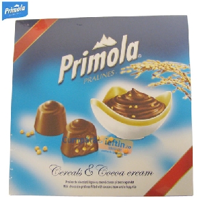 Praline cu cereale si cacao Primola 135 gr