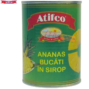 Ananas bucati in sirop Atifco 565 gr