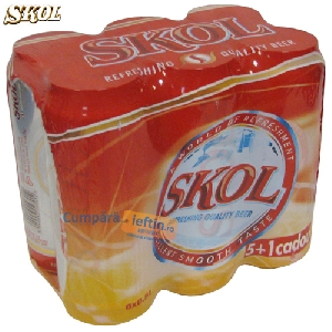 Bere Skol Pack 6 doze x 0.5 L