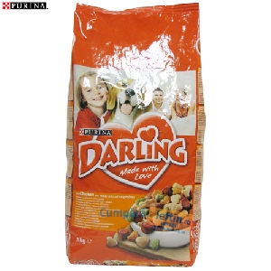 Hrana uscata pentru caini Purina Darling pui si legume 3 kg