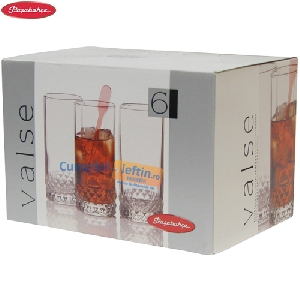 Pahare long drink Pasabahce Valse 6 buc x 309 ml