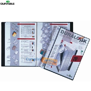 Mapa cu file Durable Duralook Plus  negru  40 file