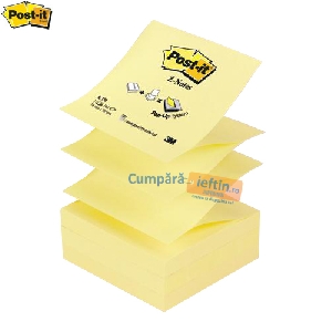 Notite autoadezive Post-it galben Z  76 x 76 mm  100 file