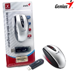 Mouse USB Genius Navigator  Mini  Wireless  Silver