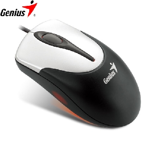 Mouse Genius Netscroll 310 Notebook  Optic  Silver/black  USB